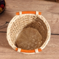 Корзина плетеная 18x18x13.5 см, ротанг