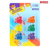 Восковые карандаши «Паровоз», набор 6 цветов Восковые карандаши «Паровоз», набор 6 цветов