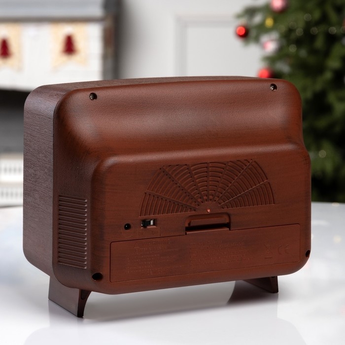 Фигура светодиодная &laquo;Новогодний огонек&raquo;, 21х12.1х17.1 см, музыка, батарейки ААх3 (не в комплекте), USB, свечение мульти