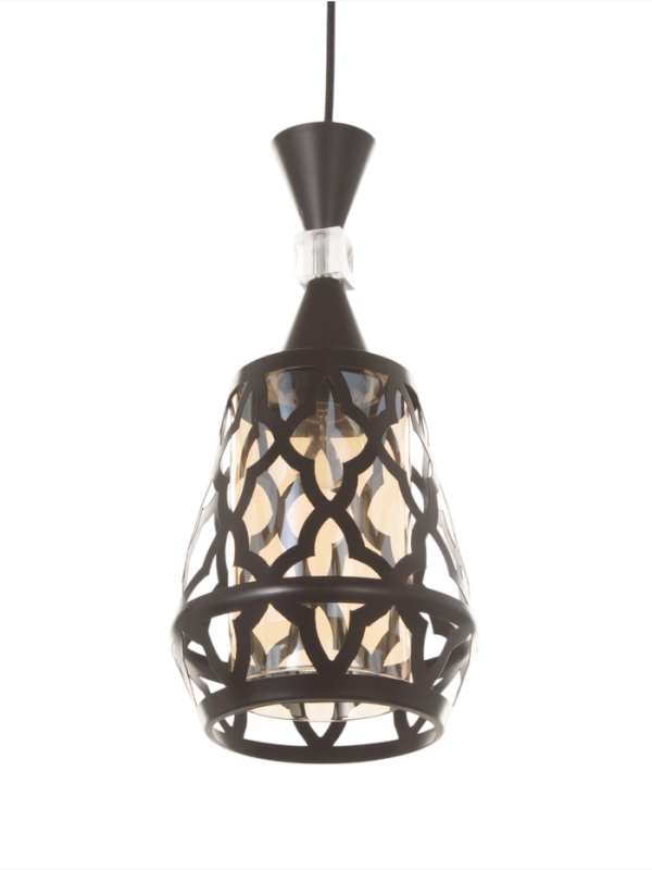 Светильник Nadine 1х40Вт Е27 черный 16х16х36см