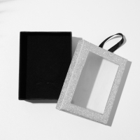Коробочка подарочная под набор &laquo;Селебрити&raquo;, 7&times;9 (размер полезной части 6,5&times;8,5 см), цвет серебристо-чёрный