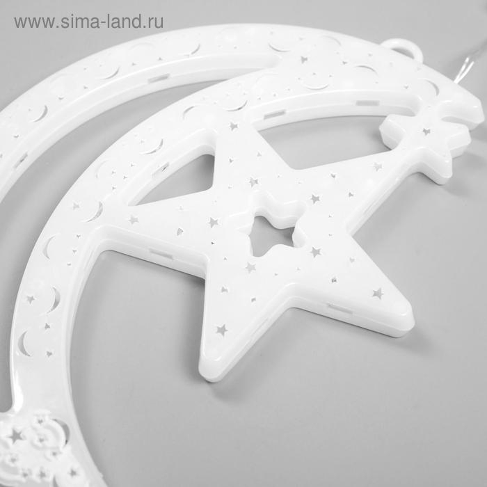 Светодиодная фигура «Месяц» 20 × 30 см, пластик, 220 В, свечение мульти (RG/RB) Светодиодная фигура «Месяц» 20 × 30 см, пластик, 220 В, свечение мульти (RG/RB)