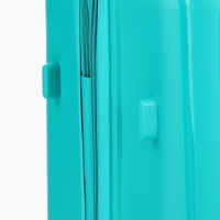 Чемодан 28", PP, 49*30*76, отд на молнии, код замок, 4 колеса, зеленый