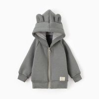 Костюм (толстовка и брюки) Крошка Я, BASIC LINE, рост 68-74 см, цвет серый