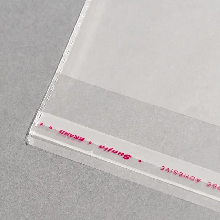 Пакет БОПП с клеевым клапаном, прозрачный 60 х 80/5 см, 25-30 мкм