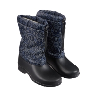 Сапоги женские комбинированные с фиксатором, иск. мех, с цветным рисунком, до -25&deg;, С-35.354Б,размер 40