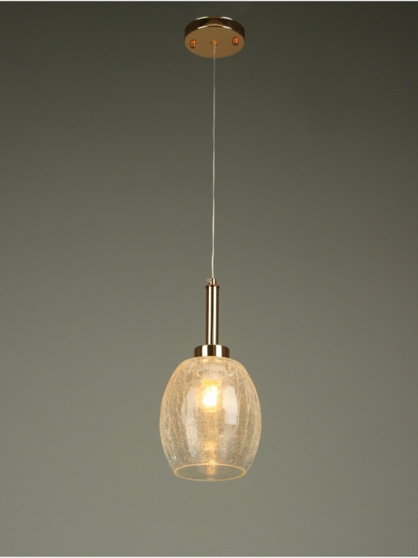 Светильник &laquo;Кейти&raquo; 1х40Вт Е27 золото 14х14х29,5+100см