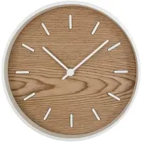Часы настенные Kudo, беленый дуб