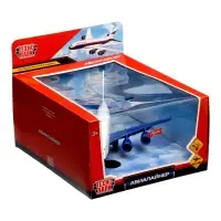 Модель металл. "Авиалайнер", 22 см, свет-звук, инерц., подв. детали 1706C158-R (36)