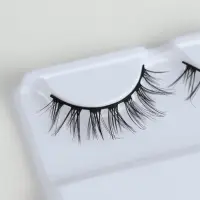 Ресницы накладные &laquo;Лучи&raquo;, 10-15 мм, V-форма, без клея, чёрные