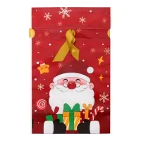 Пакет полиэтиленовый подарочный, с завязками "Подарки" МИКС, 15х23 см