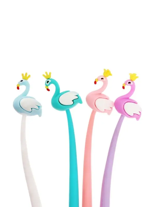 Ручка гелевая-прикол &laquo;Фламинго&raquo;, МИКС