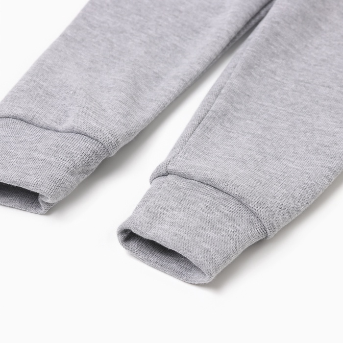 Комплект детский термо (джемпер, брюки)  MINAKU, цвет серый меланж, рост 86-92 см