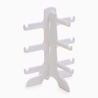 Подставка под очки 3 места, 16&times;14,5&times;20, цвет белый