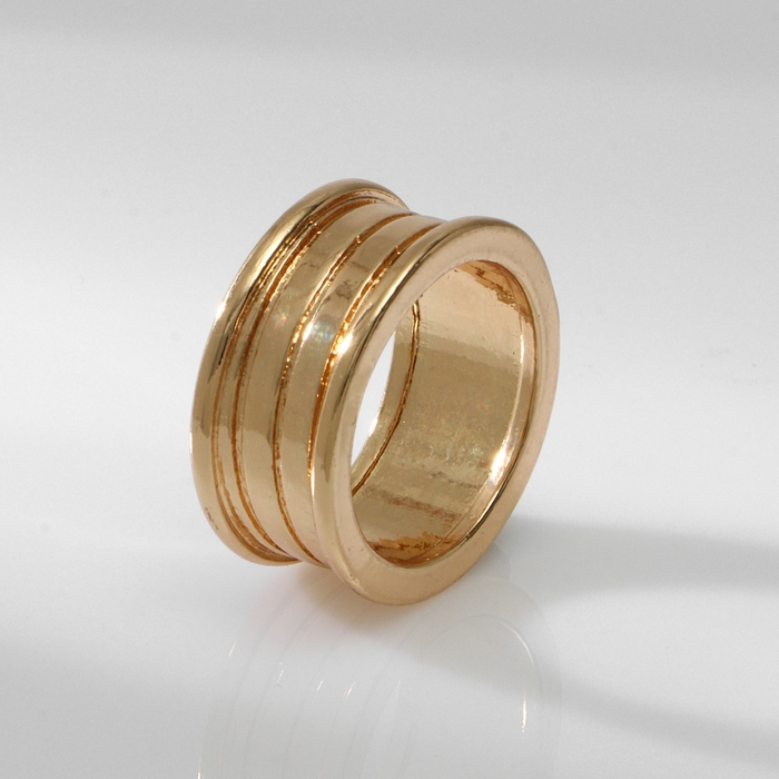 Кольцо металл «Тренд» катушка, цвет золото, размер 17 Кольцо металл «Тренд» катушка, цвет золото, размер 17