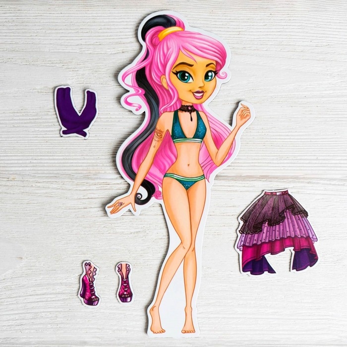 Магнитная игра &laquo;Одень куклу: стильная штучка&raquo;