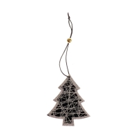 Новогодняя подвеска с подсветкой &laquo;Ёлка&raquo; 7&times;19 см