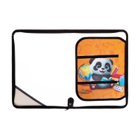 Папка для труда А4, 325 х 230 х 25 мм, молния вокруг, откидная планка, пластиковая, ПТР-1, Calligrata "Панда" Папка для труда А4, 325 х 230 х 25 мм, молния вокруг, откидная планка, пластиковая, ПТР-1, Calligrata "Панда"