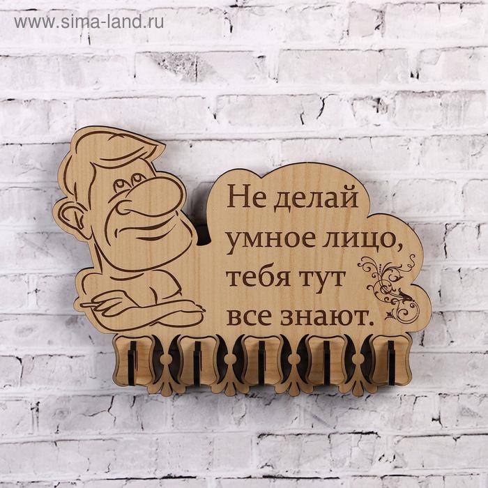 Ключница (5) Ключница (5) "Не делай умное лицо…, 13,5х18 см