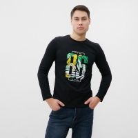 Джемпер мужской, цвет черный, размер 52 Джемпер мужской, цвет черный, размер 52