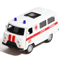 Машина металлическая «УАЗ 3962. Спецтехника», инерция, 1;32, световые и звуковые эффекты, цвет МИКС Машина металлическая «УАЗ 3962. Спецтехника», инерция, 1;32, световые и звуковые эффекты, цвет МИКС