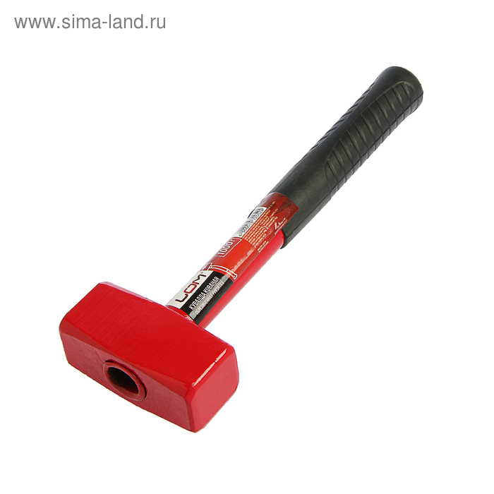 Кувалда ЛОМ, металлическая обрезиненная рукоятка, 1 кг Кувалда ЛОМ, металлическая обрезиненная рукоятка, 1 кг