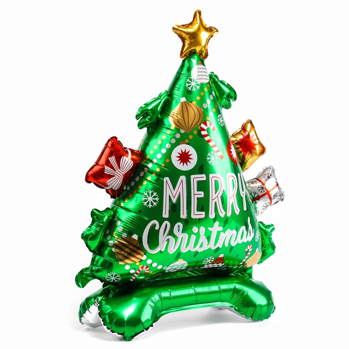Новый год! Шар фольгированный 30" &laquo;Ёлочка&raquo;, на подставке