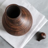 Штоф &laquo;Келин&raquo;, гончарный, ангоб, красная глина, 2,2 л, микс