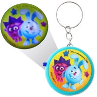 Проектор-брелок &laquo;Смешарики&raquo;, свет, цвет зелёный