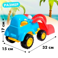 Песочный набор &laquo;Трактор&raquo;, 5 предметов, цвета МИКС