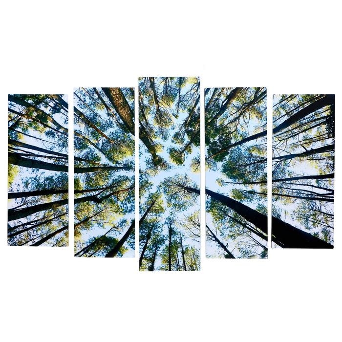 Картина модульная на подрамнике "Величие неба" 125х80 см (1-25х80; 2-25х70; 2-25х63)