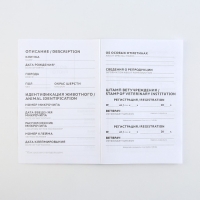 Ветеринарный паспорт международный &laquo;Рыжий кот&raquo;