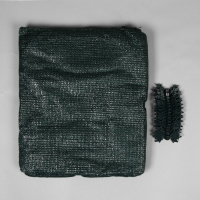 Сетка затеняющая, 5 &times; 2 м, плотность 55 г/м&sup2;, зелёная, в наборе 15 клипс