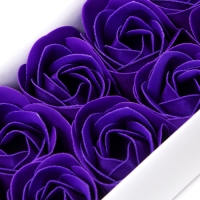 Мыльные розочки, фиолетовые, набор 10 шт. Мыльные розочки, фиолетовые, набор 10 шт.