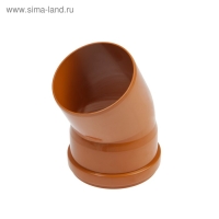 Отвод канализационный FLEXTRON, наружный, d=110 мм, 30° Отвод канализационный FLEXTRON, наружный, d=110 мм, 30°