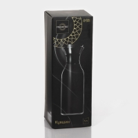 Графин стеклянный с металлической крышкой Magistro &laquo;Богема&raquo;, 930 мл