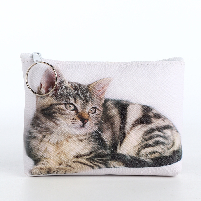 Кошелёк детский на молнии «Выбражулька», цвет белый Кошелёк детский на молнии «Выбражулька», цвет белый