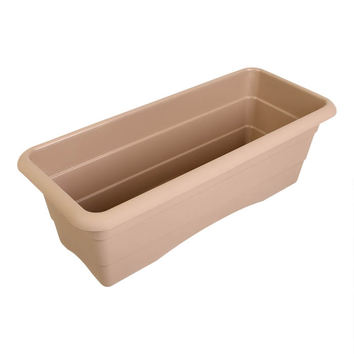 Ящик для цветов, 40 &times; 17,5 &times; 13,5 см, 6 л, цвет капучино