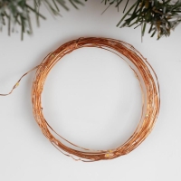 Гирлянда «Нить» 5 м роса, IP20, медная нить, 50 LED, свечение мульти, 2 режима, AAх3 Гирлянда «Нить» 5 м роса, IP20, медная нить, 50 LED, свечение мульти, 2 режима, AAх3