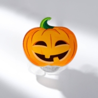 Кольцо детское с огоньком на Хэллоуин, МИКС, безразмерное. Кольцо детское с огоньком на Хэллоуин, МИКС, безразмерное.