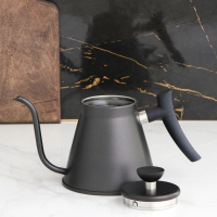 Кофейник из нержавеющей стали с длинным носиком &laquo;Пуровер&raquo;, 1,2 л, 304 сталь, цвет чёрный