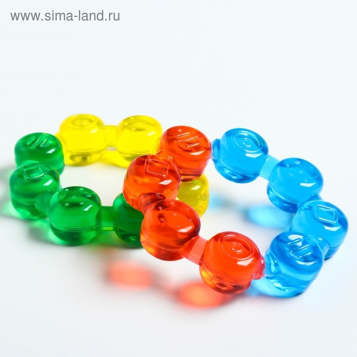 Прорезыватель охлаждающий с водой &laquo;Кольцо&raquo;, цвет МИКС, Крошка Я