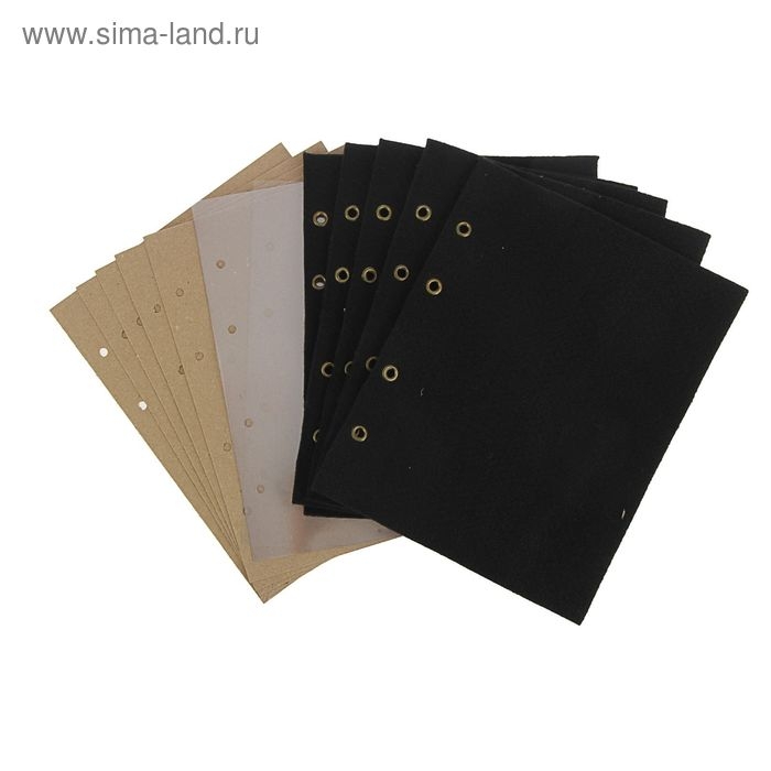 Комплект листов для вертикального альбома под значки 200 х 250 мм, 5 ткань + 5 картон + 5 промежуточный) Комплект листов для вертикального альбома под значки 200 х 250 мм, 5 ткань + 5 картон + 5 промежуточный)