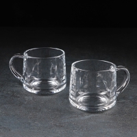 Набор кружек стеклянных &laquo;Классика&raquo;, 2 предмета: 350 мл