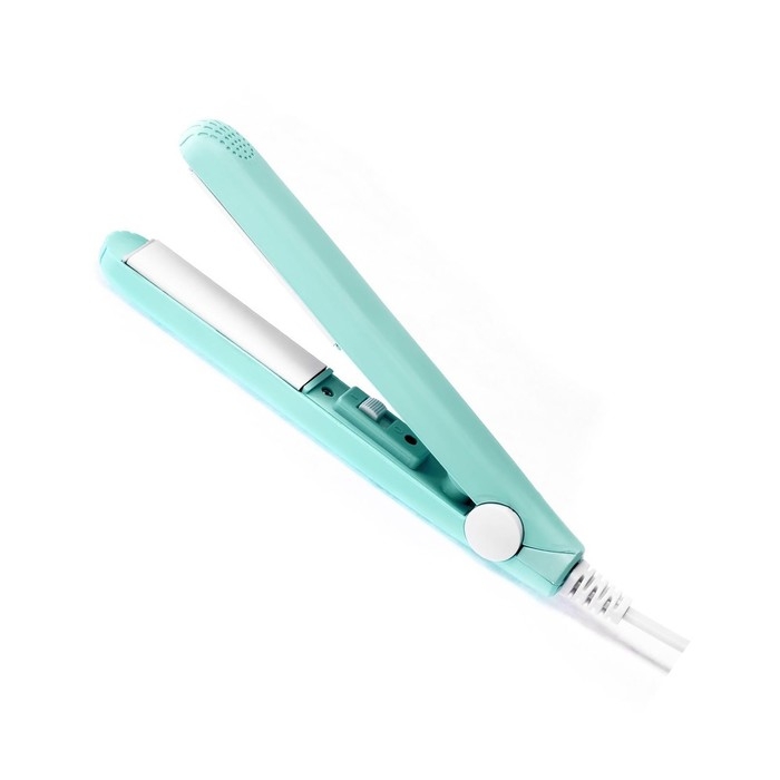 Выпрямитель Luazon LW-27, мини, 25 Вт, керамическое покрытие, 180°C, бирюзовый Выпрямитель Luazon LW-27, мини, 25 Вт, керамическое покрытие, 180°C, бирюзовый