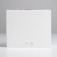 Коробка подарочная новогодняя складная &laquo;Снежинки&raquo;, 23.5 х 20.5 х 5.5 см, Новый год