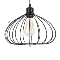 Люстра Вексана Подвес BayerLux цвет таинственный черный 1х40Вт цоколь E27 Люстра Вексана Подвес BayerLux цвет таинственный черный 1х40Вт цоколь E27