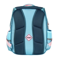 Рюкзак школьный 40х33х15см, эргономичная спинка, Across 410, голубой