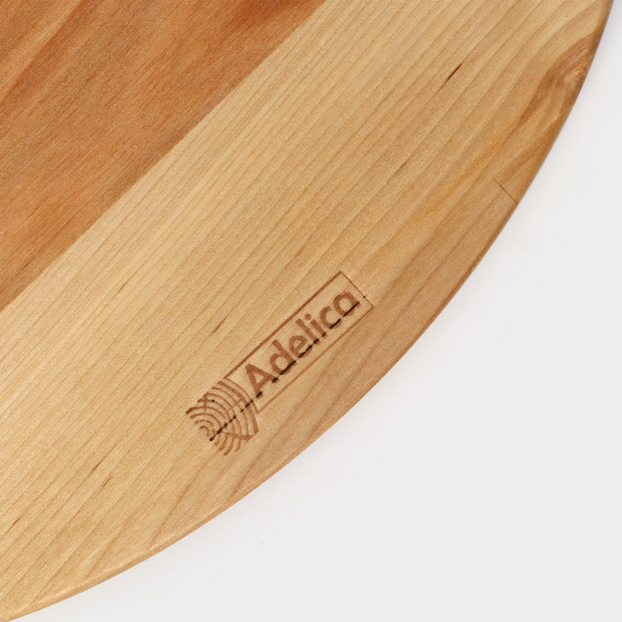 Блюдо для подачи Adelica «Хачапури по-аджарски», 30×15×1,7 см, массив берёзы Блюдо для подачи Adelica «Хачапури по-аджарски», 30×15×1,7 см, массив берёзы