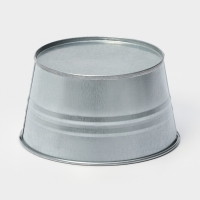 Кашпо оцинкованное, 1,5 л, ГОСТ Кашпо оцинкованное, 1,5 л, ГОСТ